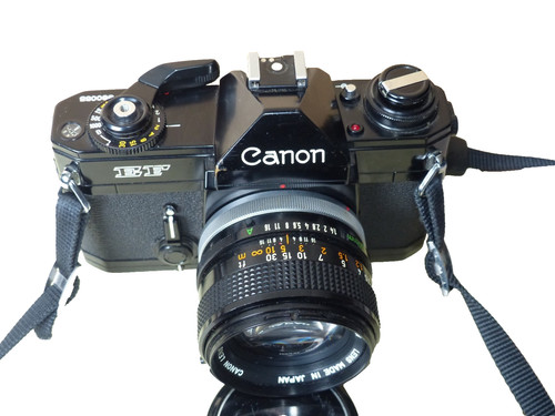 Slr canon plus obiettivo - ef,