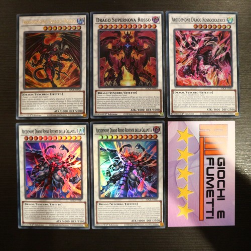 Lotto carte arcidemone drago - arcidemone,