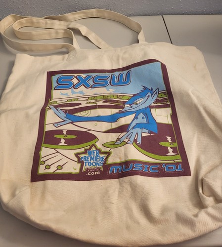 Borsa tote vintage - sxsw, 2001