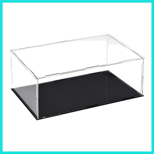 Acrylic clear display case box - clear,