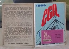 Tessera l 1969 - tessera, c.g.i.l.
