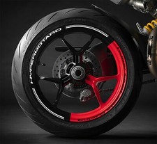 Adesivi cerchi ruote Hypermotard RVE Ducati racing wheel motorcycle rims rim