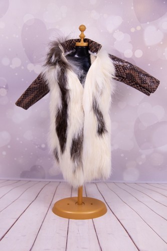 Barbie exclusive leather coat - barbie,