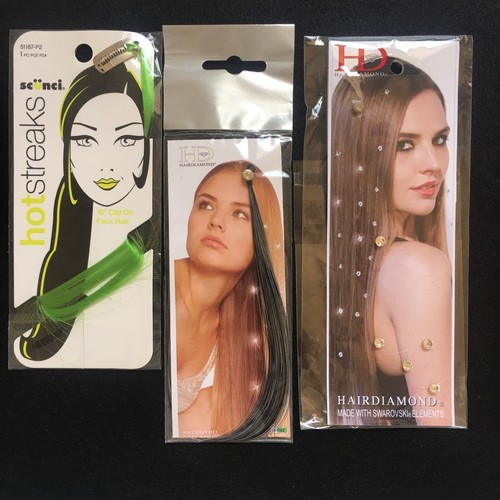 Diamante per capelli scunci - capelli, 3-scunci