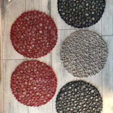 set 5 sottopiatti/tovagliette