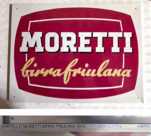 Insegna pubblicitaria birra - pubblicitaria,