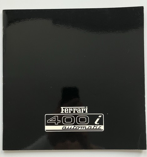 Ferrari 400i brochure - 400i,
