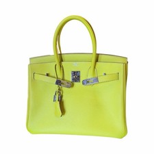 HERMÈS Lime Birkin 30cm