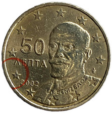 Moneta rara usata 50 cent