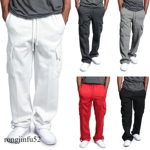 Pantaloni uomo cargo felpati - pantaloni,