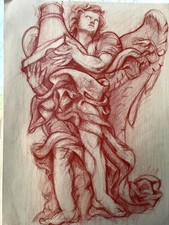 ANGELO BAROCCO, GRANDE SANGUIGNA, ITALIA META' XX SEC. non firmato