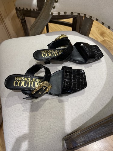 Sandalo mule versace tacco - sandalo,