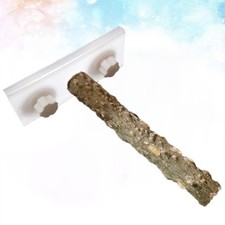  Suction Cup Bird Perch Stand Pappagalli Pappagallo Trespolo Supporto Da