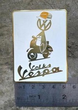 VINTAGE PLACCA BADGE VESPA