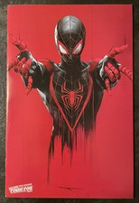 Spider-Man MILES MORALES #39 RARE NEGATIVE RED EXCLUSIVE NYCC Marvel LTD 1000