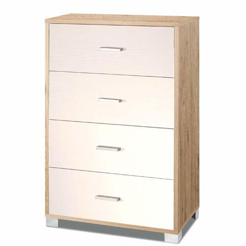 Mobile cassettiera rovere - , con