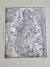 SCUOLA TEDESCA XVI INCISIONE