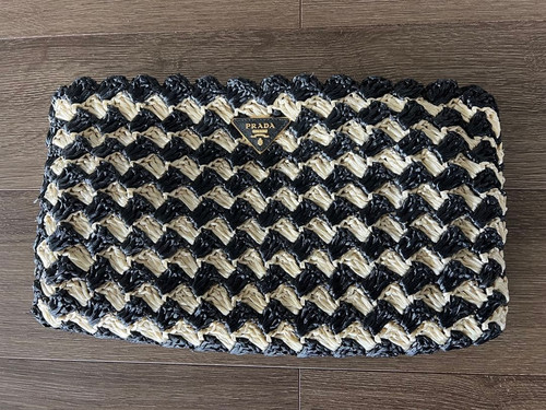 Autentica borsa prada - borsa, rafia