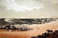 1860 SHYENNE RIVER litografia