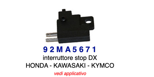 92ma5671 interruttore stop - interruttore,