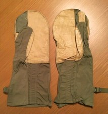 Guanti militari  U.S.A. 2° guerra mondiale mai usati  in panno e pelle Rari !