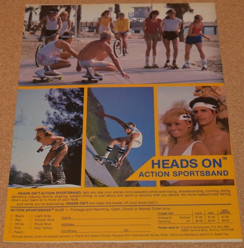 Pubblicità stampa 1982 - stampa, heads