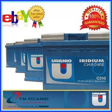BATTERIA AUTO 64Ah 610A 12V 242x175x190 IRIDIUM CHROME TOP URANIO - C610