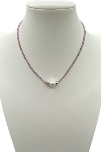 Collana topazio rosa - topazio,