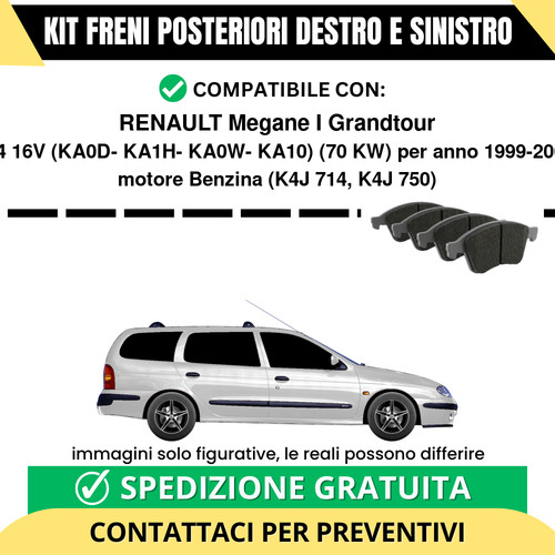 Pastiglie freno posteriori - pastiglie,