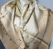 Sciarpa HERMES NUOVA + SCATOLA 90 La Musique des Spheres Zoé Pauwels Carre Foulard