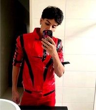 Giacca Michael Jackson PU Uomo