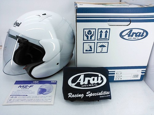 Arai white helmet - mz-f,