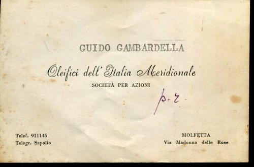 Guido gambardella oleifici - guido, gambardella-oleifici