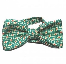 PAPILLON UOMO SETA SILK VERDE