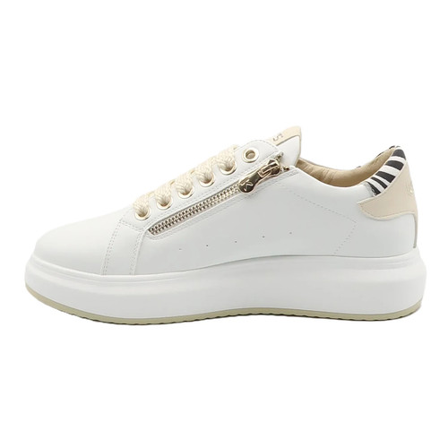 Keys sneakers bianca - con, zip