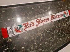 SCIARPA SCARF ULTRAS RED SHOES MILANO. OLIMPIA MILANO BASKET