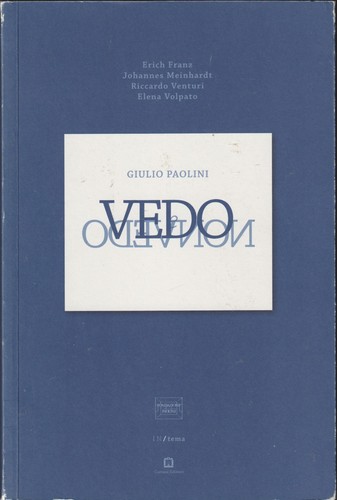 Giulio paolini vedo non - giulio,