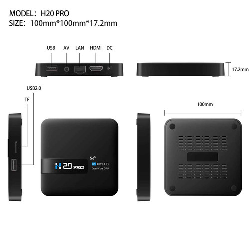 Android box h20pro - tv,