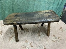 ANTICO SGABELLO IN LEGNO