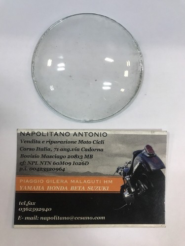 Vetri bombati per fanale bici - vetri,