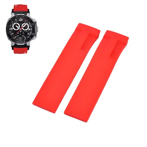 Cinturino gomma rosso mm - gomma,