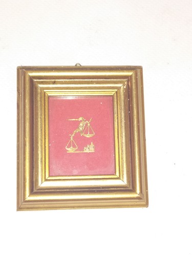 Quadro con altorilievo oro - con, in