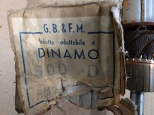 Indotto Dinamo Fiat 600D Epoca