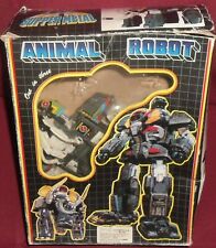 ANIMAL ROBOT TRANSFORMERS VINTAGE,MAMMUT ELEPHANT,TAIWAN 80 bestia,guerre,dino,bot