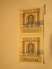 francobolli italia tassa sul contratto di borsa