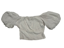 CAMICIA CROP TOP BIANCO AFRM