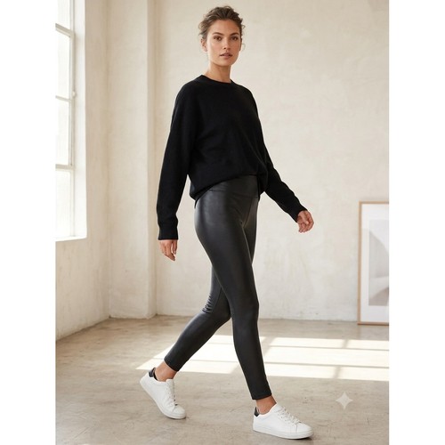 Leggings clara sunwoo pelle - leggings,