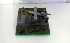 DIORAMA 1/72  RAMPA DI LANCIO BOMBA VOLANTE  TEDESCA V1