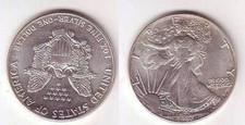 Moneta dollaro argento - 1,