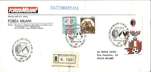 Busta raccomandata forza - raccomandata, milan